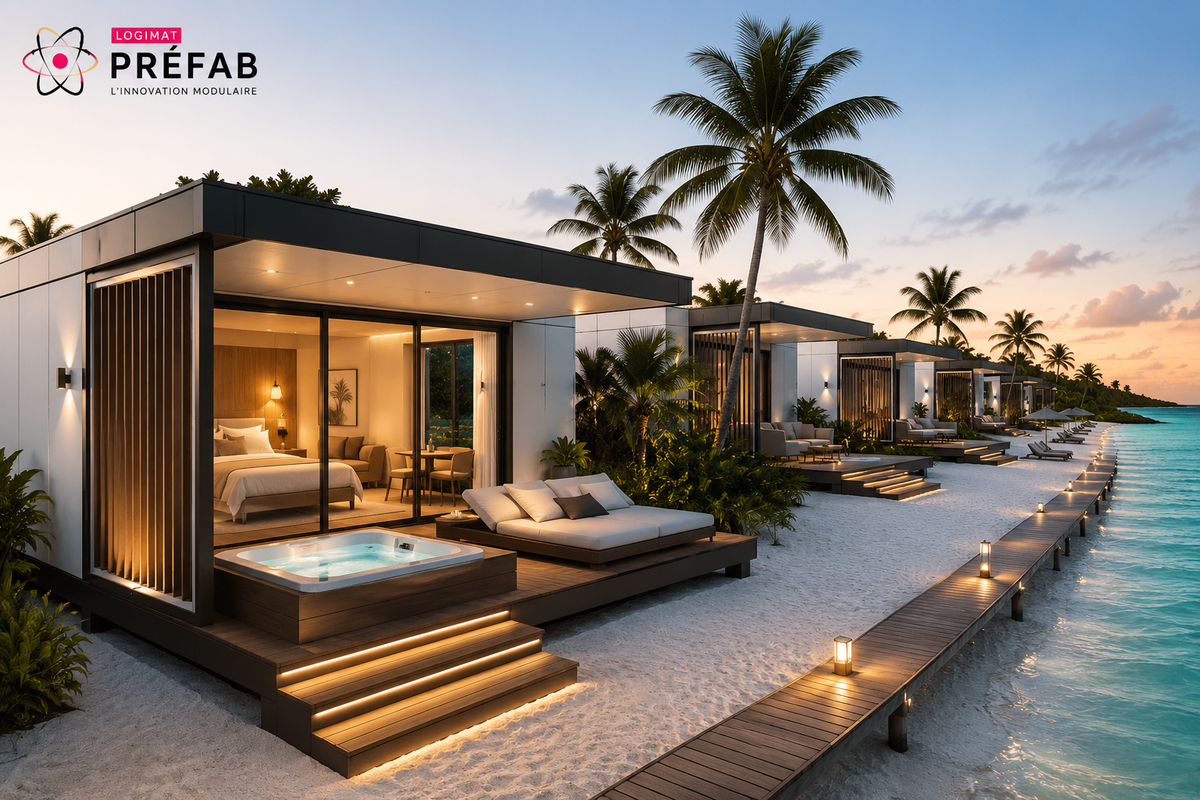 Smart Resort Pods – éco-resort luxe bord de mer